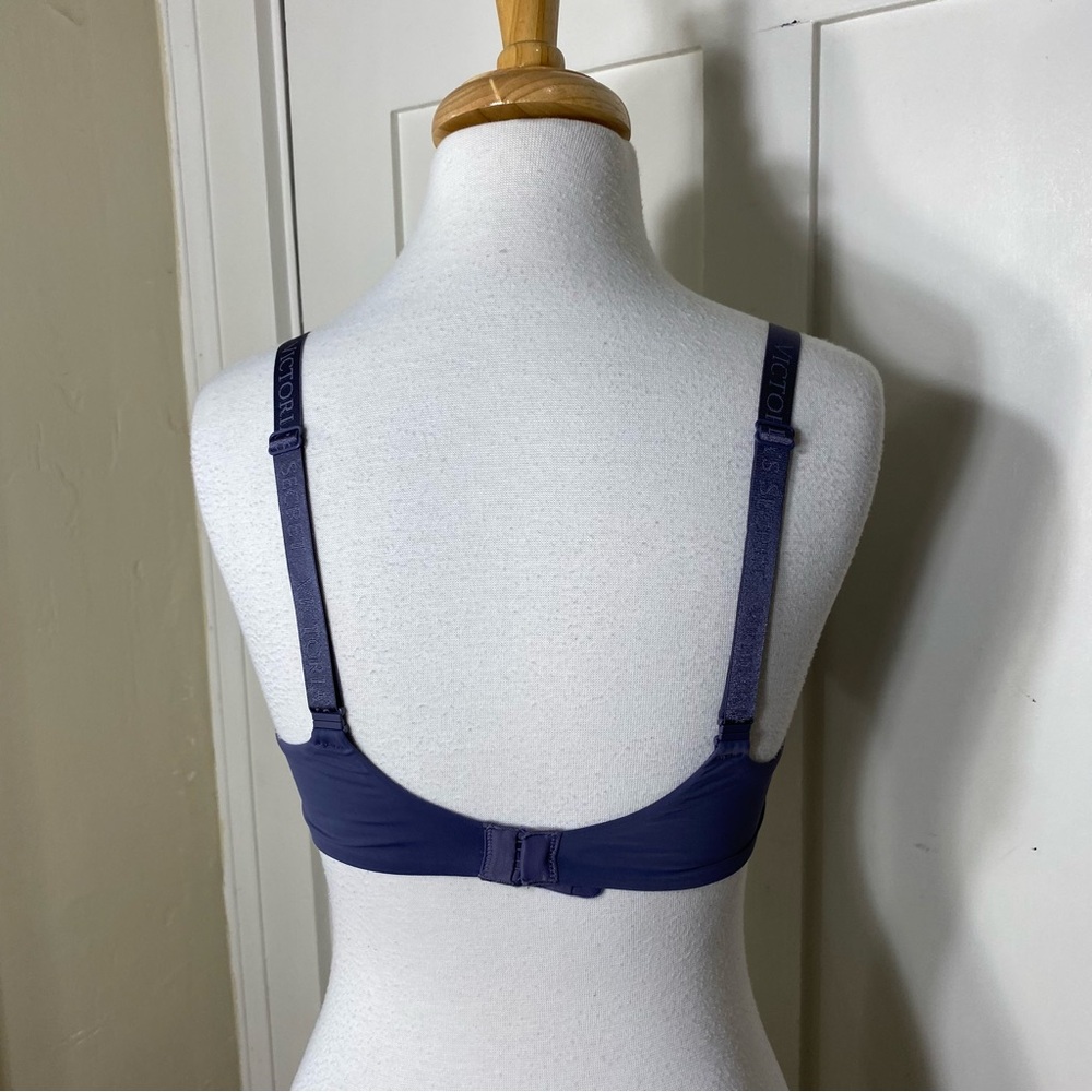 Victoria's Secret Purple Lightly Lined Padded Cup Wireless T-Shirt Bra 34C - Picture 6 of 13